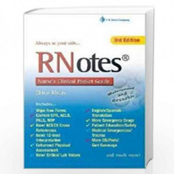 Rnotes: Nurse's Clinical Pocket Guide - for Pda Book front cover (9780803613850)