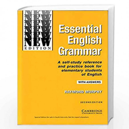 Essential English Grammar With Answers By Murphy Buy Online Essential English Grammar With