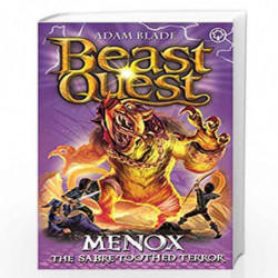 Menox the Sabre-Toothed Terror: Series 22 Book 1 (Beast Quest) by Blade Adam Book-9781408343364