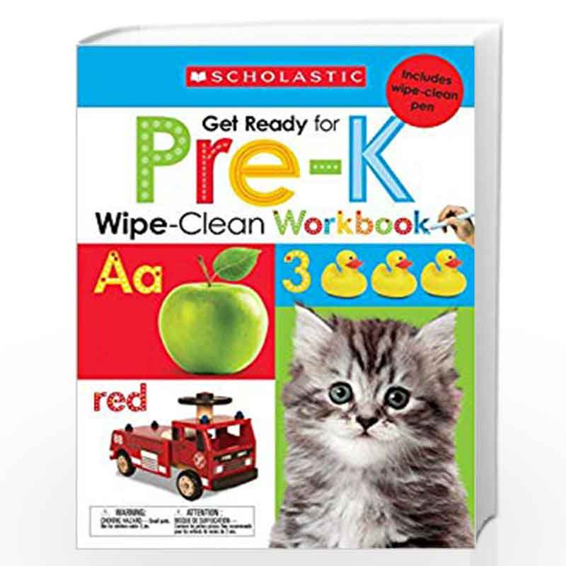 Scholastic Early Learners: Wipe-Clean Workbooks: Get Ready for Pre-K (Scholastic Early Learners (Cartwheel - US)) by Scholastic 