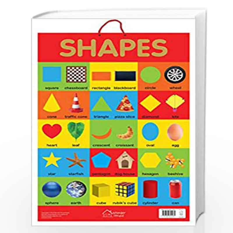 Shapes - Early Learning Educational Posters For Children: Perfect For Kindergarten, Nursery and Homeschooling (19 Inches X 29 In
