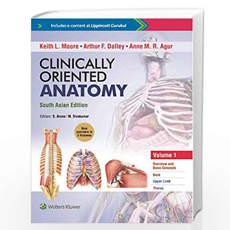Clinically Oriented Anatomy  South Asian Edition by MOORE K L Book-9789387963689