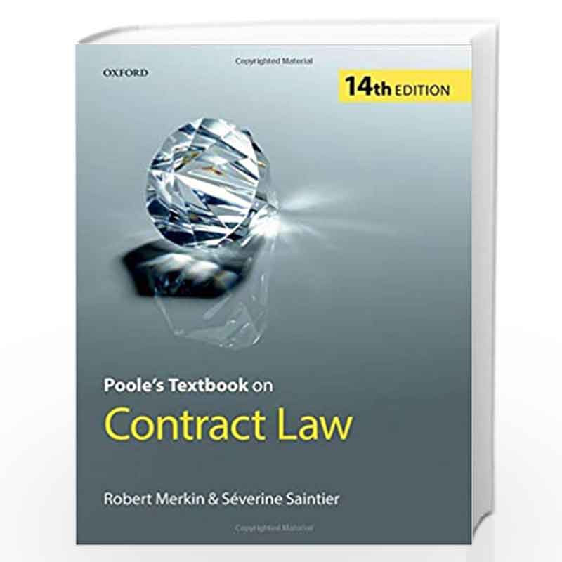 Poole's Textbook on Contract Law by Merkin QC Robert