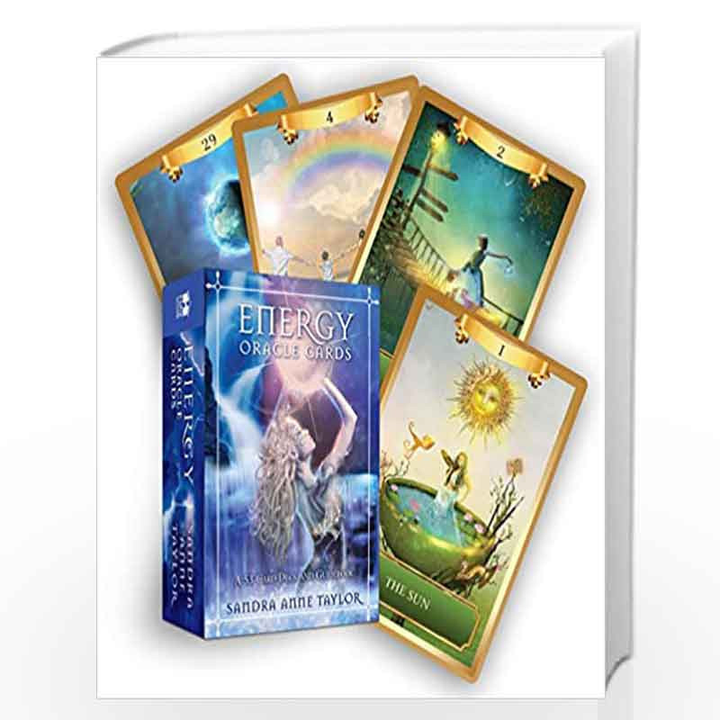 Energy Oracle Cards: A 53-Card Deck and Guidebook by Sandra Anne Taylor Book-9781401940447