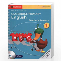 Cambridge Primary English Stage 1 Teacher's Resource Book with CD-ROM by Gill Budgell Book-9781107640429