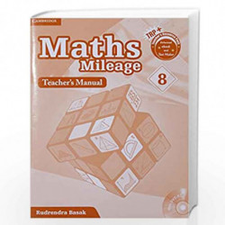 Maths Mileage Level 8 Teachers Book with DVD-ROM by Rudrendra Basak Book-9781107470156