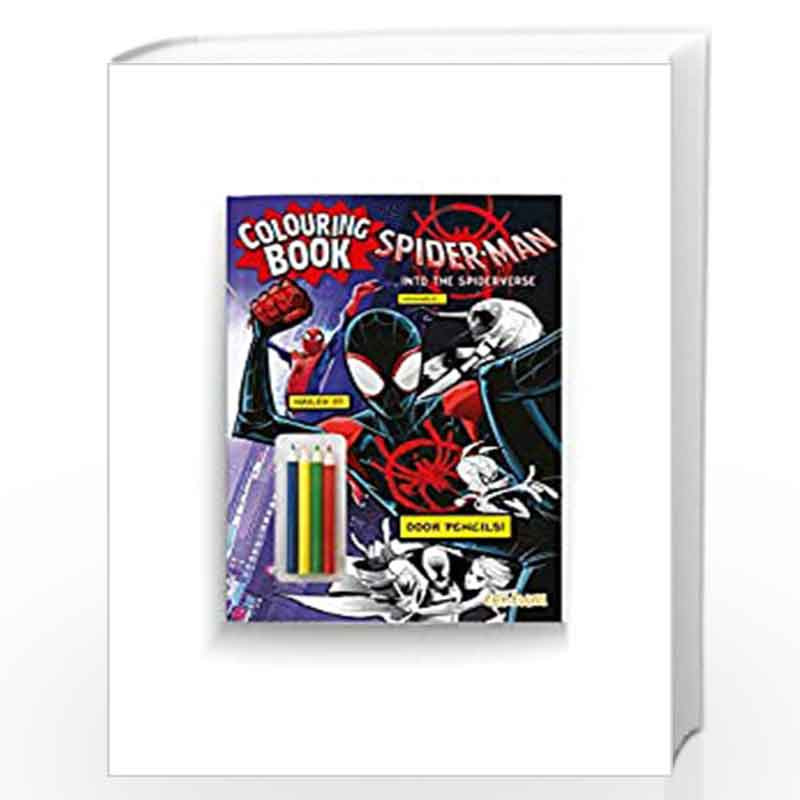 Spider-Man: Into the Spider-Verse Colouring Book with Pencils by Centum Books Ltd Book-9781912707522