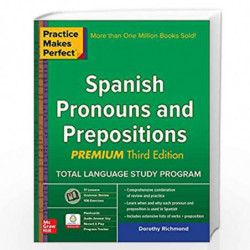 Practice Makes Perfect Spanish Pronouns and Prepositions, Premium 3rd Edition by Dorothy Richmond Book-9781259586323