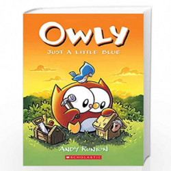 Just a Little Blue (Owly #2) by Andy Runton Book-9781338300673