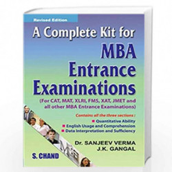 MBA Entrance Examination: For CAT, MAT XLRI, FMS, JMT by GANGAL J. K. Book-9788121927956