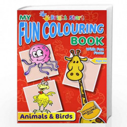 My Fun Colouring Book with Fun Facts: Animals & Birds by Priti Shankar Book-9789350852132