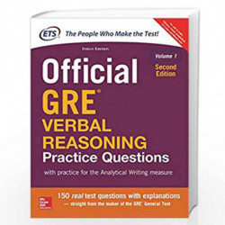 Official GRE Verbal Reasoning Practice Questions by ETS Book-9789352607358