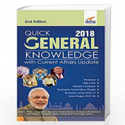 Quick General Knowledge 2018 with Current Affairs update by Disha Experts Book-9789386323569