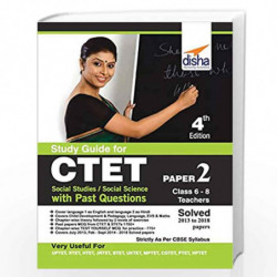 Study Guide for Ctet Paper 2 (Class 6 - 8 Teachers) Social Studies/ Social Science with Past Questions by Disha Experts Book-978