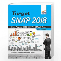 TARGET SNAP 2018 (Past Papers 2005 - 2017) + 5 Mock Tests 10th Edition by Disha Experts Book-9789388026987