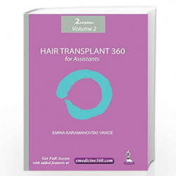 Hair Transplant 360 Vol-2 for Assistants by VANCE EMINA KARAMONAVOSKI Book-9789352500376