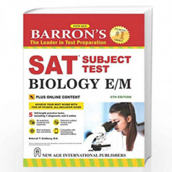 Barron's SAT Subject Test Biology E/M by Goldberg, Deborah T  Book-9789387788367