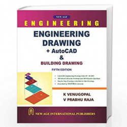 Engineering Drawing + AutoCAD Building Drawing by Venugopal, K. Book-9789388818919