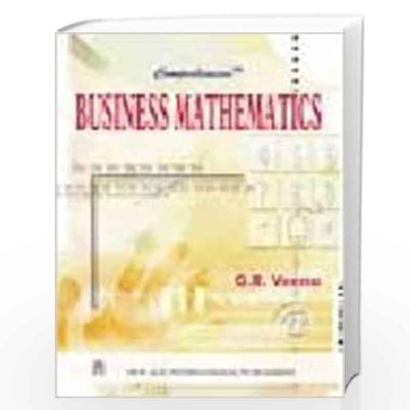 Comprehensive Business Mathematics by Veena, G.R. Book-9788122417548