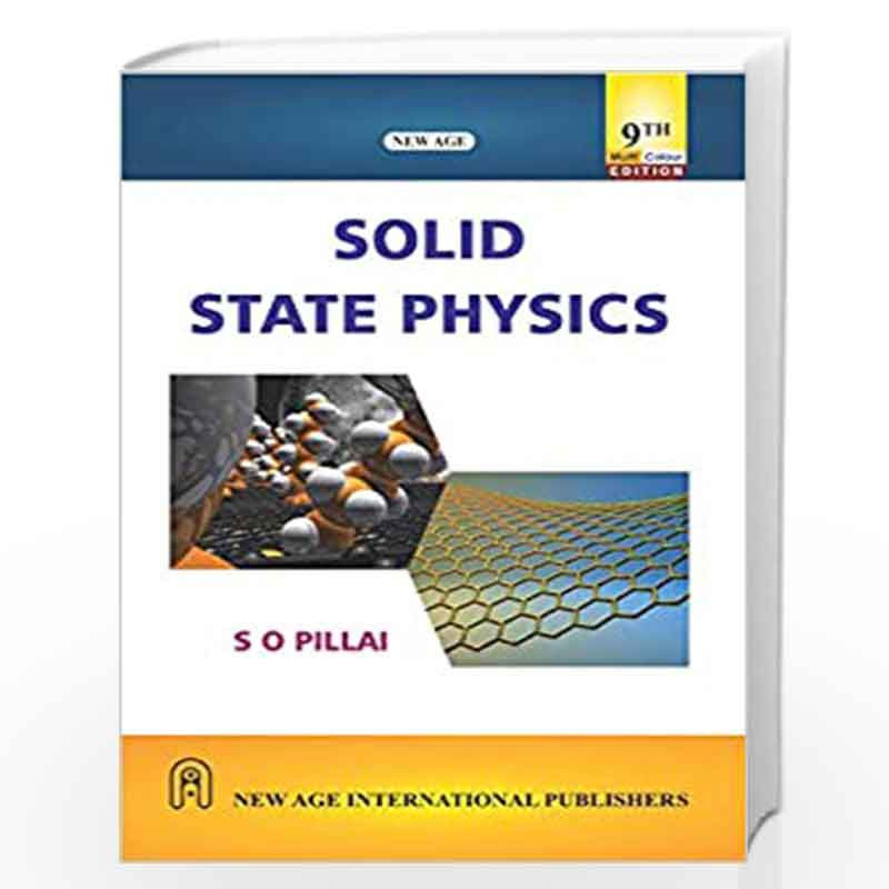 Solid State Physics by Pillai, S.O. Book-9789389802313