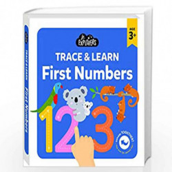 Junior Explorers:Trace & Learn First Numbers by Hinkler Book-9781488943942