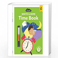 Junior Explorers Write and Wipe: Time Book by Hinkler Book-9781488943171