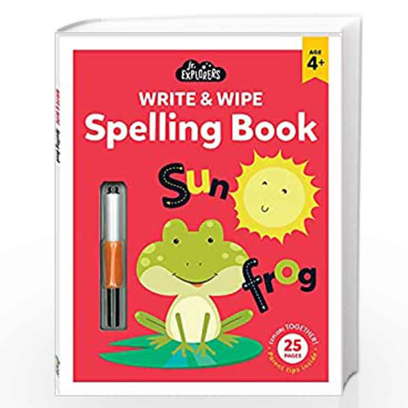 Junior Explorers Write and Wipe: Spelling Book by Hinkler Book-9781488943287