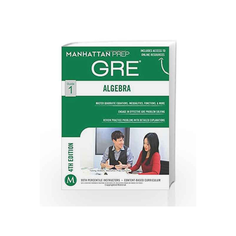 GRE Algebra Strategy Guide (Manhattan Prep GRE Strategy Guides) by Manhattan Prep Book-9781937707835