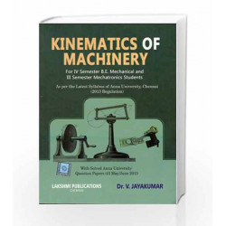 Kinematics of Machinery,AU by Jayakumar V Book-9789383103010