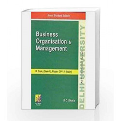 Business Organisation and Management by R. C. Bhatia Book-9789381162200