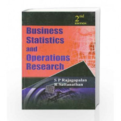 Business Statistics & Operations Research: 2nd Edition by S Rajagopalan Book-9780070085206