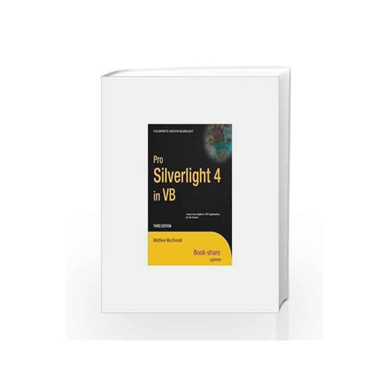 PRO SILVERLIGHT 4 IN VB by MATTHEW Book-9788132202653