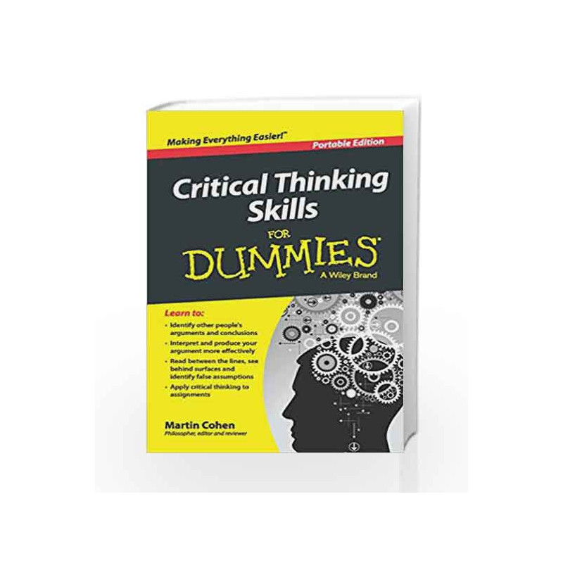 critical thinking for dummies pdf pdf free download