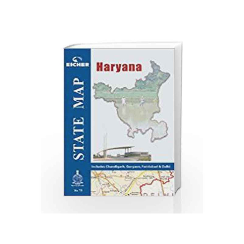 Haryana State Map by NA Book-9788187780595