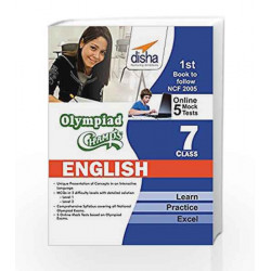 Olympiad Champs English Class 7 with 5 Mock Online Olympiad Tests by Disha Experts Book-9789385846045