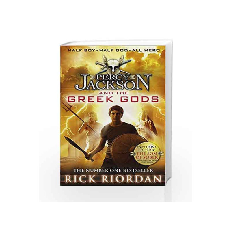 Percy Jackson and the Greek Gods (Percy JacksonÃ¢â‚¬â„¢s Greek Myths) book -9780141355207 front cover