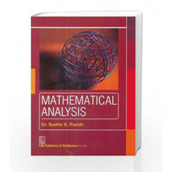 Mathematical Analysis Pb by Pundir S.K. Book-9788123926674
