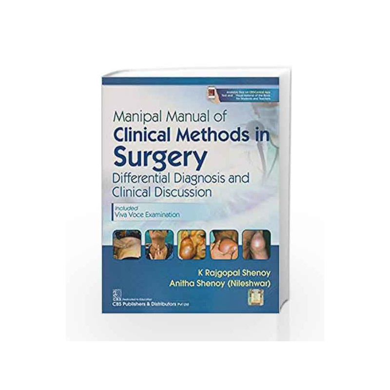 Manipal Manual Of Clinical Methods In Surgery by Shenoy K. R Book-