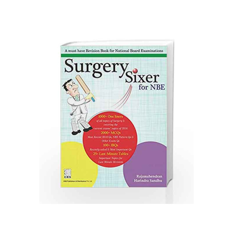 Surgery Sixer for NBE by Rajamahendran Book-9788123927060