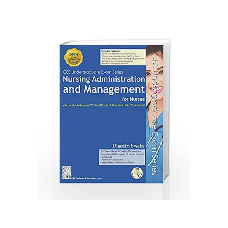 Nursing Administration and Management (CBS Undergraduate Exam Series) by Swain D Book-