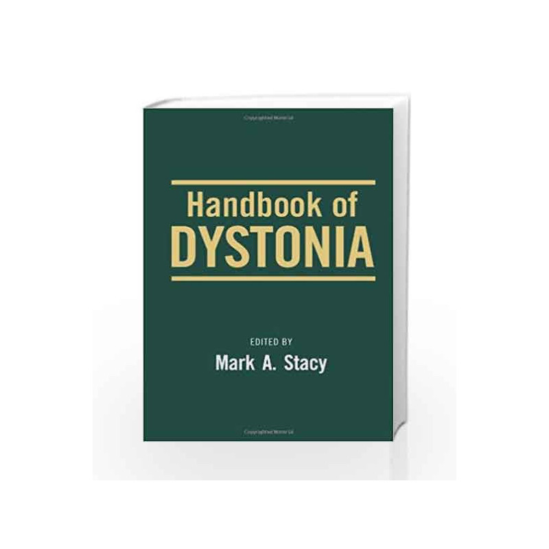 Handbook of Dystonia (Neurological Disease and Therapy) by Stacy Ma Book-9780849376122