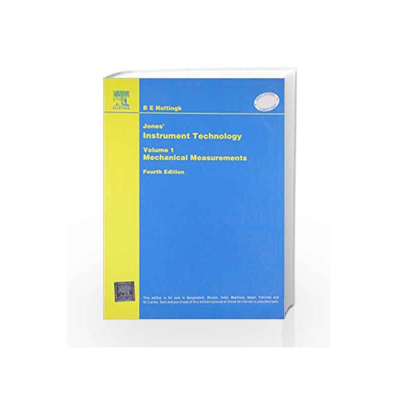 Jones Instrument Technology: Mechanical Measurements, Vol. 1 by Noltingk Book-9788181477378